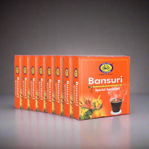 Bansuri Cup Sambrani Pack of 8 Havan Cups (96 Nos) (Copy)