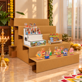 5-Step Dasara Doll Stand Combo (Pack of 4) | Festive Display Setup