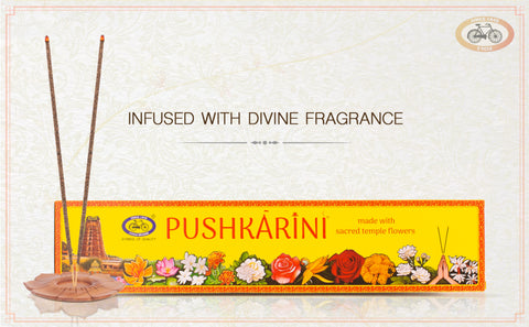 Pushkarini Dhoop Bathi - Made from Sacred Temple Flowers