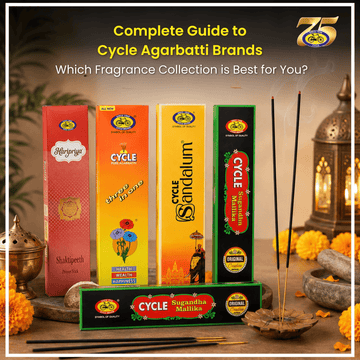 Different Cycle Agarbatti brands and incense fragrances 