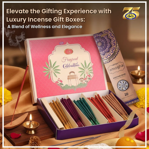 Luxury incense gift box with premium incense sticks for wellness and elegant gifting