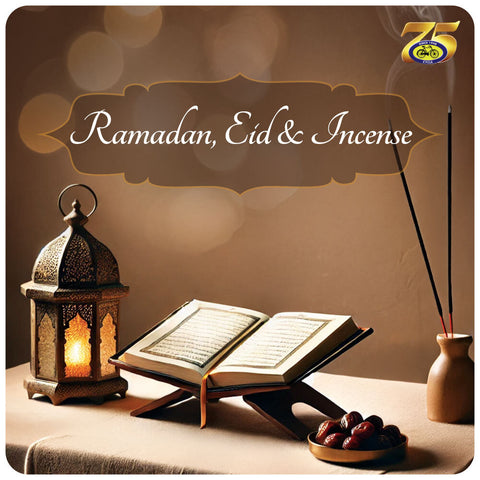 Using incense to create a peaceful atmosphere for Ramadan prayers and Eid celebrations