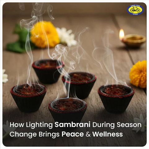 How Lighting Sambrani During Season Change Brings Peace & Wellness