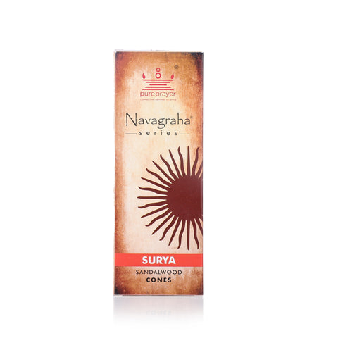 Navagraha Series – Surya Sandalwood Cones (Charcoal-free, Bambooless Cones)