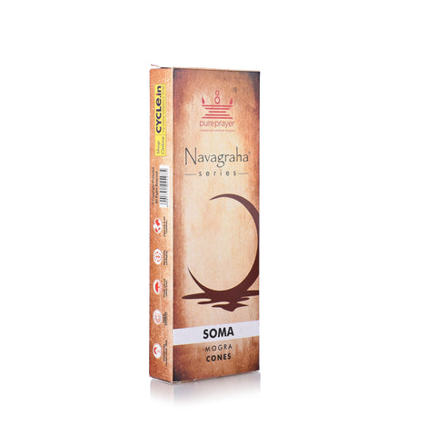 Navagraha Series – Soma Mogra Cones (Charcoal-free & Bambooless Cones)