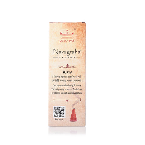 Navagraha Series – Surya Sandalwood Incense Cones