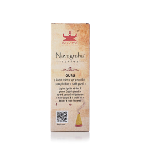 Navagraha Series – Guru Guggal Cones (Charcoal-free & Bambooless Cones)