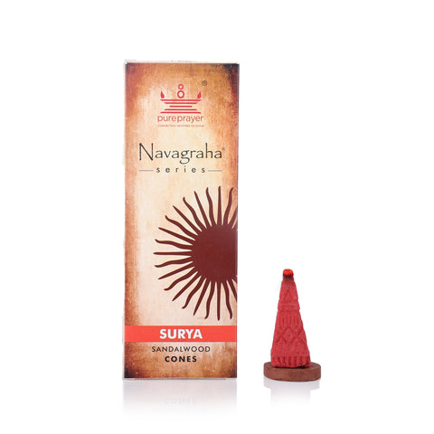 Navagraha Series – Surya Sandalwood Cones (Charcoal-free, Bambooless Cones)