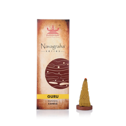 Navagraha Series – Guru Guggal Cones (Charcoal-free & Bambooless Cones)