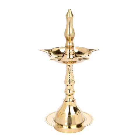 5.5-6 Inch Beautiful Brass Kerala Inauguration Diya Deepam