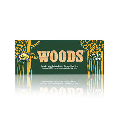 Cycle Pure Naivedya Sambrani Cups (48 pcs) + Woods Natural Incense Sticks (40 Sticks)