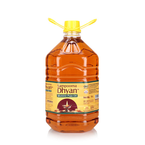 5 Ltr Jasmine Puja Oil - Sampoorna Dhyan