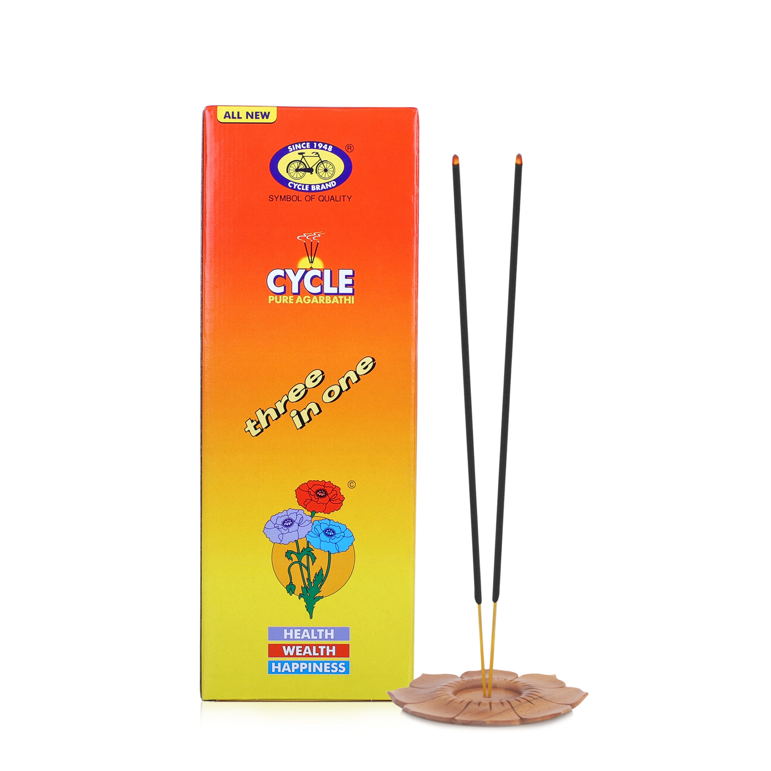 Cycle Pure Agarbatti Three-in-One Combo