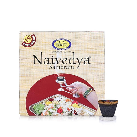 Naivedya Cup Sambrani - 15 Cups Inside