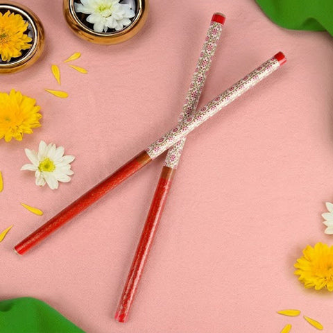 Handcrafted Designer Wooden Dandiya Sticks
