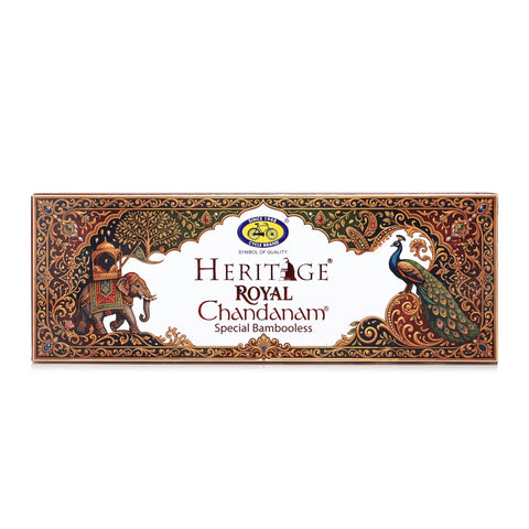Heritage Royal Chandanam Bambooless Solid Dhoop Sticks