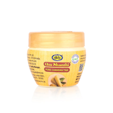 Om Shanthi Chandan Tika Paste - Pack of 2