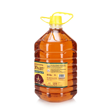 5 Ltr Jasmine Puja Oil - Sampoorna Dhyan
