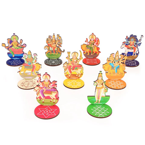 3-Step Dasara Doll Stand Combo (Pack of 4) | Festive Display Setup