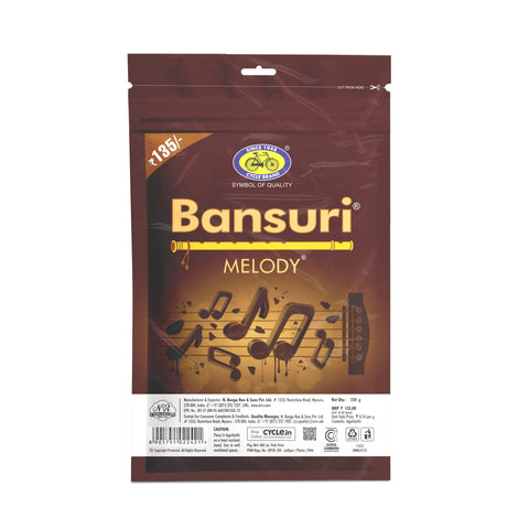 Bansuri Agarbatti Combo Pack of 4 - Classic, Melody, Beats, Vibe Incense Sticks (250gm per pack)