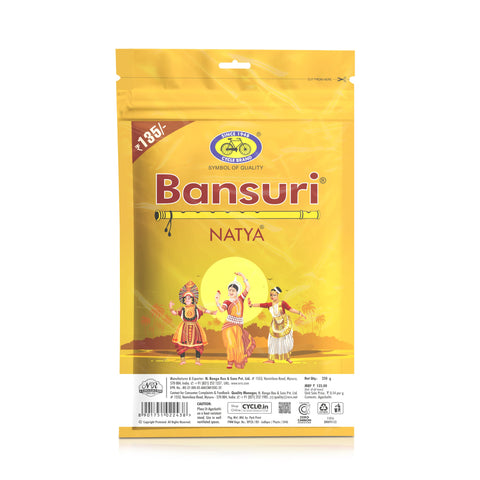 Bansuri Agarbatti Combo Pack of 4 - Natya, Kisna, Chandan, Melody (250gm per pack)