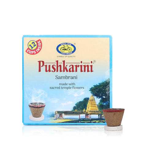 Pushkarini Cup Sambrani - Made from Sacred Temple Flowers