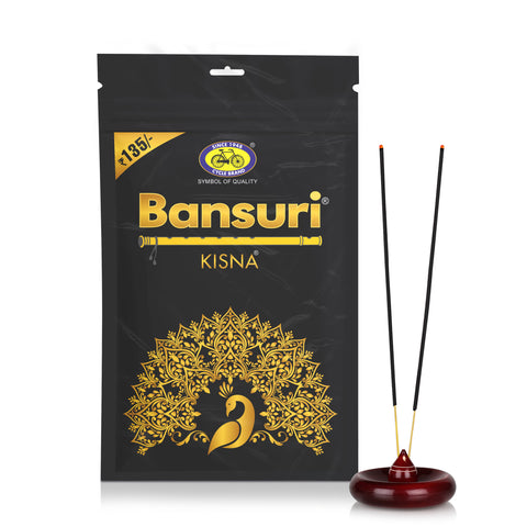 Bansuri Agarbatti Combo Pack of 3 - Kisna, Mogra, Chandan (250gm per pack)