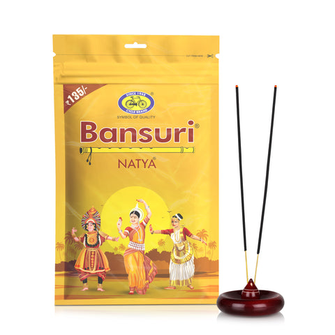 Bansuri Agarbatti Combo Pack of 4 - Natya, Kisna, Chandan, Melody (250gm per pack)