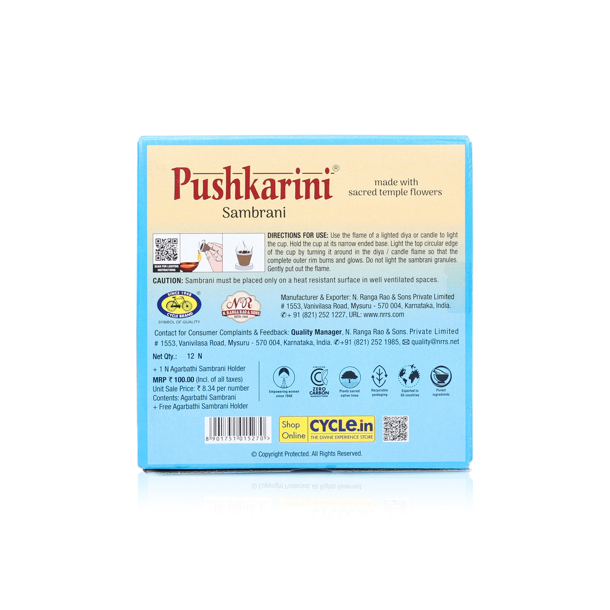 Pushkarini Cup Sambrani Made from Sacred Temple Flowers – Cycle.in