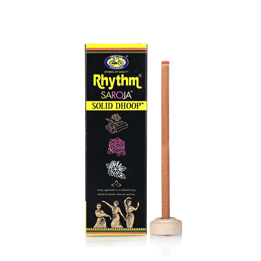 Shop Rhythm Saroja Solid Dhoop (Sandalwood, Rose, Jasmine) – Cycle.in