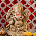 4 Inch Eco-Friendly Natural Clay Ganesha Idol | India’s Largest Pooja Accessories Brand – www.satvikstore.in
