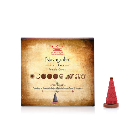 Navagraha Series Temple Cones – Pack of 9 Fragrances (Charcoal-free, Bambooless Cones)