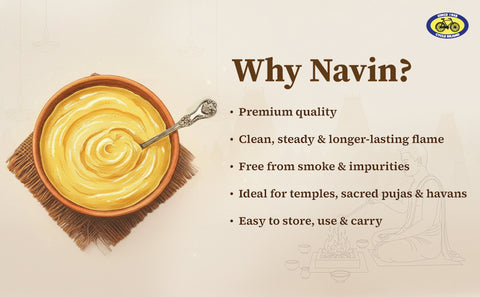 Navin Puja Ghee - Non-Edible