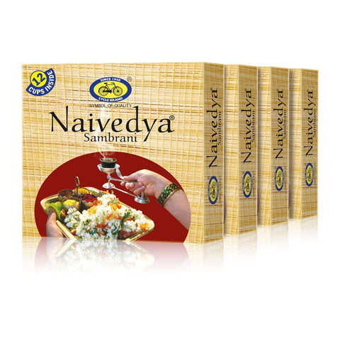 Cycle Pure Naivedya Sambrani Cups (48 pcs) + Three in One Agarbatti (202 GM, 1 Pack)