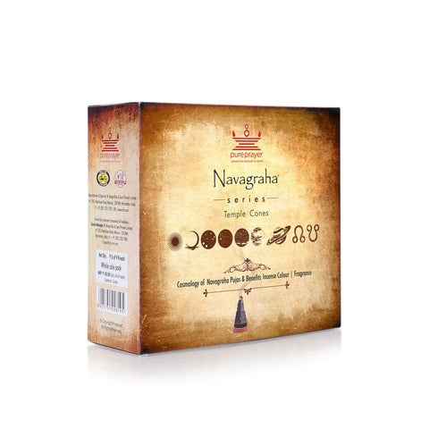 Navagraha Series Temple Cones – Pack of 9 Fragrances (Charcoal-free, Bambooless Cones)