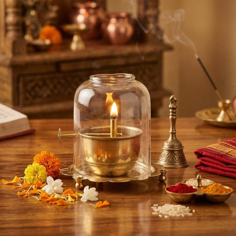 Akhand Jyoti Brass Diya