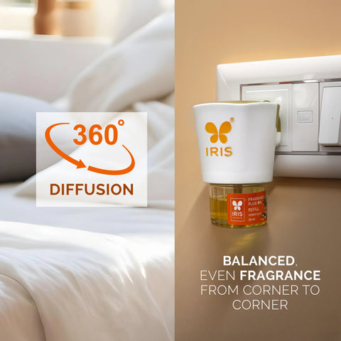 IRIS Amber Oudh Fragrance Plug on | Lasts Up to 60 Days