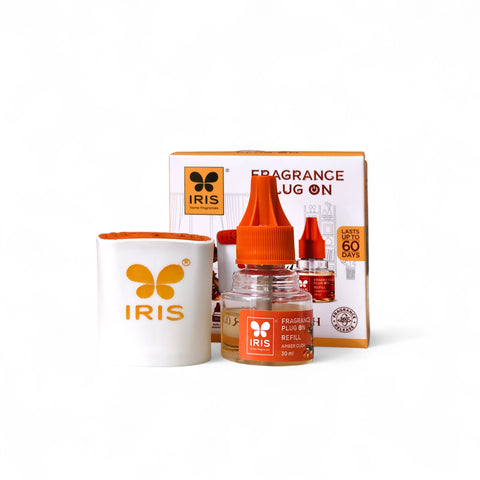 IRIS Amber Oudh Fragrance Plug on | Lasts Up to 60 Days