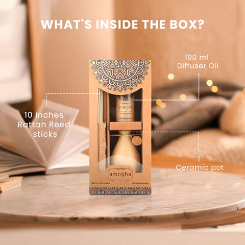 IRIS Amogha Lavender Khus Reed Diffuser