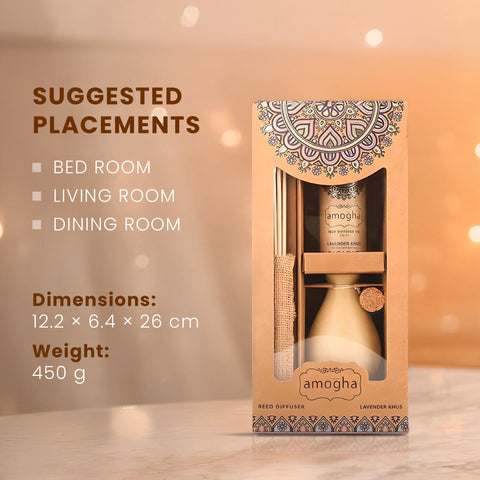 IRIS Amogha Lavender Khus Reed Diffuser