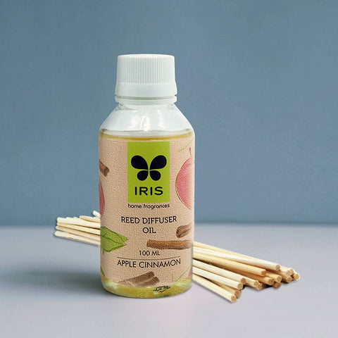 IRIS Apple Cinnamon Reed Diffuser Refill Set