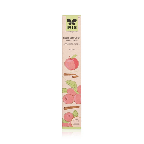 IRIS Apple Cinnamon Reed Diffuser Refill Set