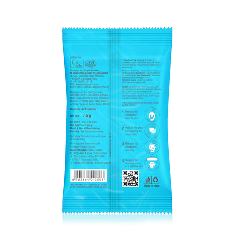 Cool Blue Aroma Tag | Spill-Free Freshness Anywhere