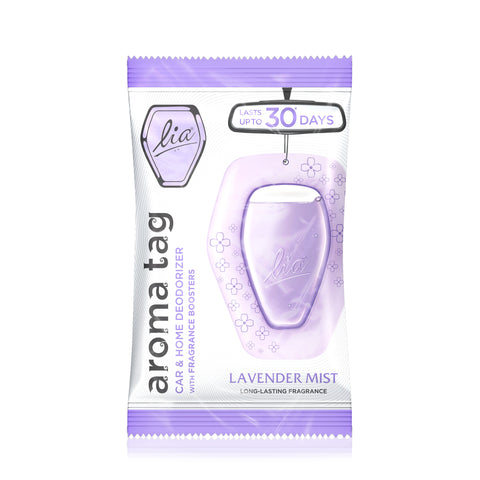 Lavender Mist Aroma Tag | Spill-Free Freshness Anywhere