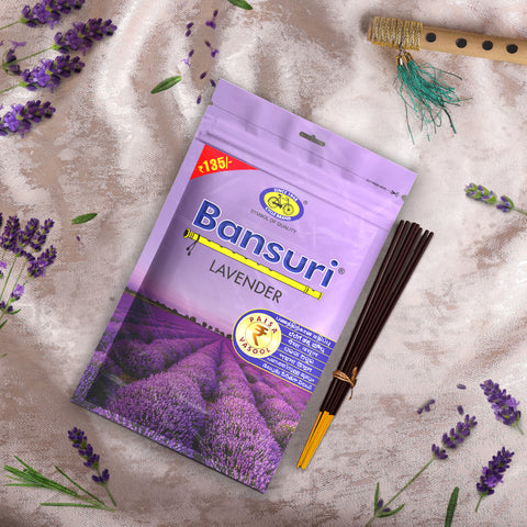 Bansuri Lavender  Agarbatti -  120gm