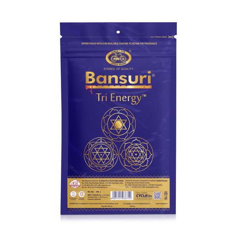 Bansuri 3 in 1 Tri Energy Agarbathi | Fruity, Floral, Perfumic Incense
