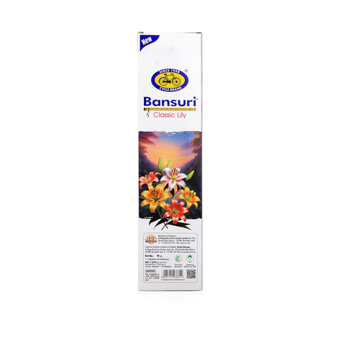 Bansuri Classic Lily Agarbathi | Floral Incense for Calm Ambience