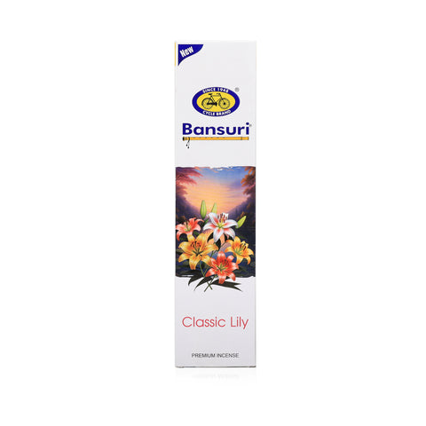 Bansuri Classic Lily Agarbathi | Floral Incense for Calm Ambience