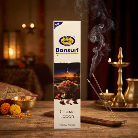 Bansuri Classic Loban | Rich Resinous Incense for Sacred Ambience