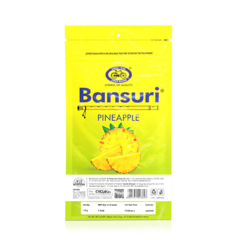 Bansuri Pineapple Agarbatti - 120gm